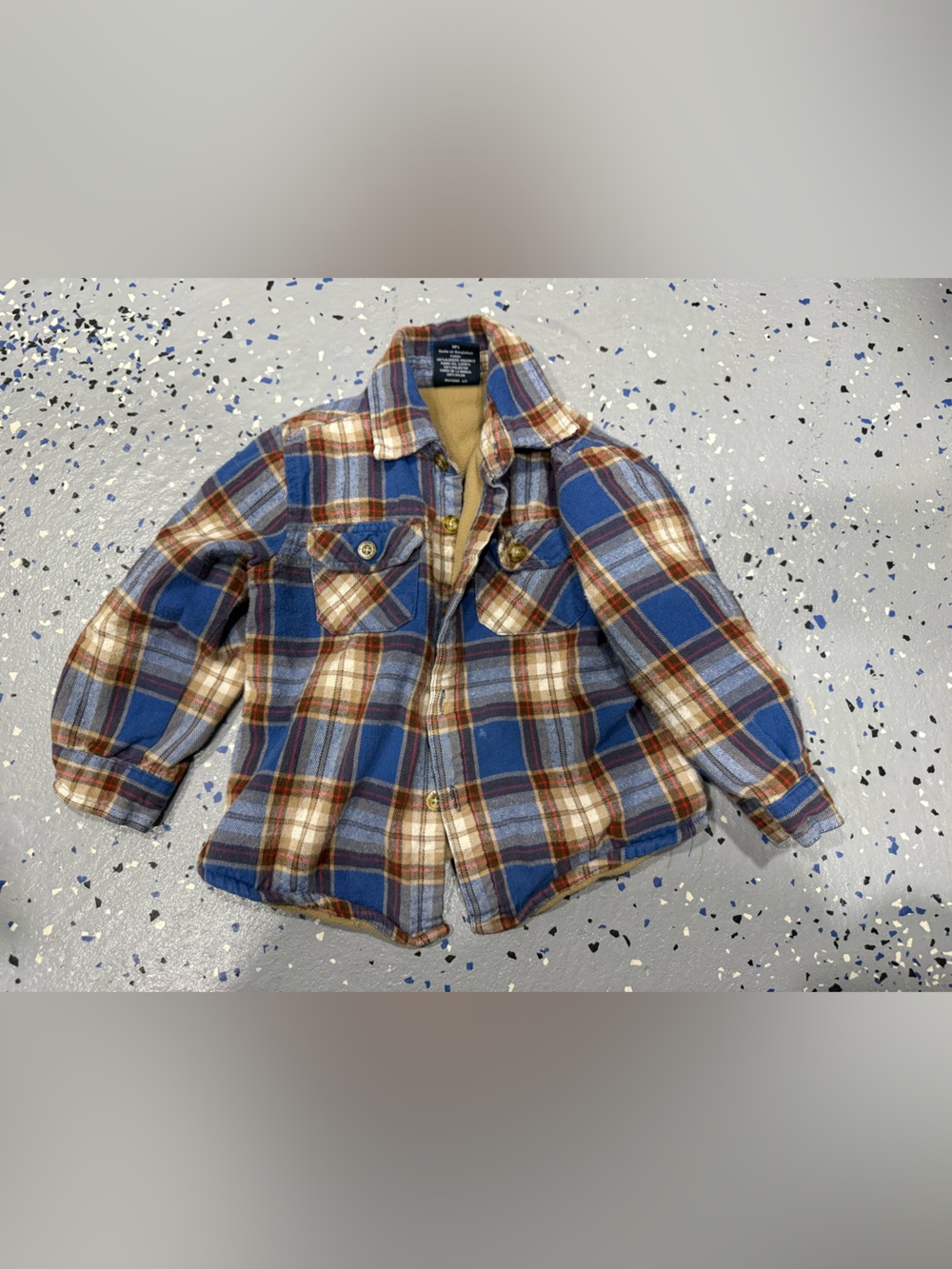 Boys 3T plaid flannel jacket